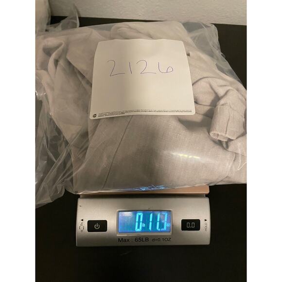 J. Jill Love Linen Womens Pants Large Gray Linen Crop Wide Leg Relaxed Lagenlook - Picture 7 of 7